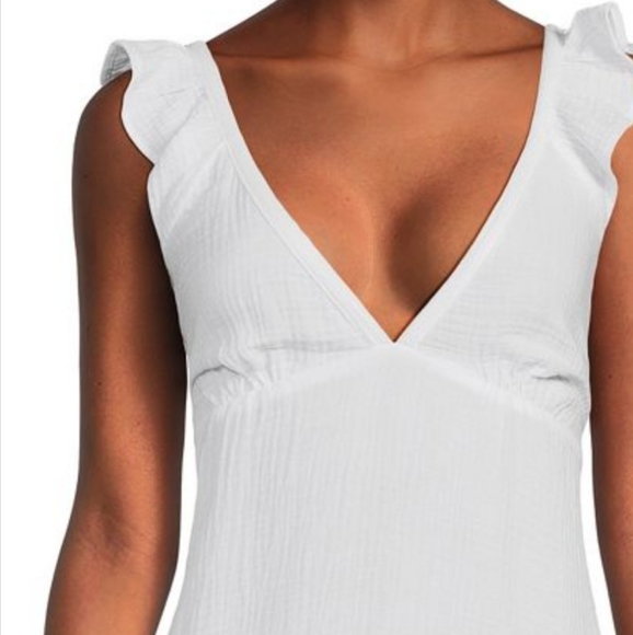 Magaschoni- 100% Organic Cotton Gauze Flow Style Maxi Dress (Sand)-M - Picture 2 of 12